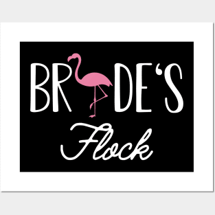 Bridesmaid - Bride's flock ( Flamingo Theme ) Posters and Art